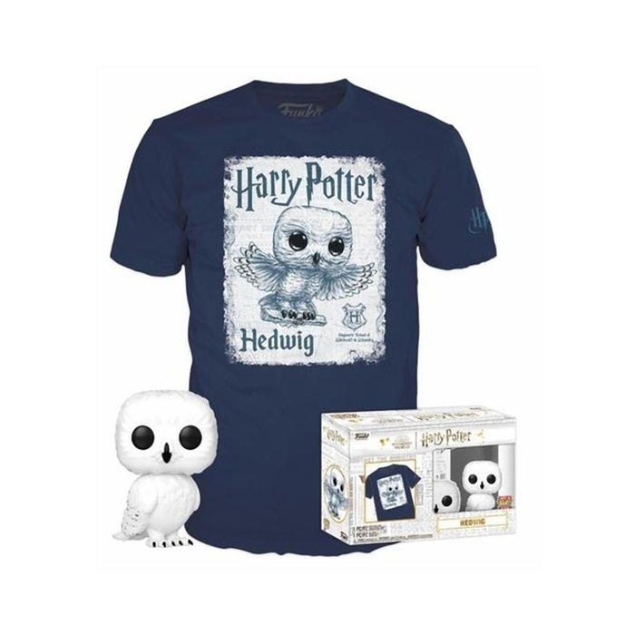 Funko Pop! & Tee (Adult): Harry Potter - Hedwig Vinyl Figure & T-Shirt (S)-0