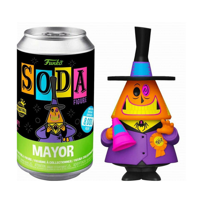 Funko Vinyl Soda_ The Nightmare Before Christmas - Mayor (Blacklight)* (Special Edition) Collectible-0