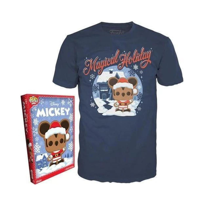 Funko Boxed Tees_ Disney Holiday - Santa Mickey (L)-0