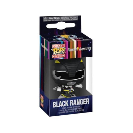 Funko Pocket Pop! Power Rangers - Black Ranger Vinyl Figure Keychain-0