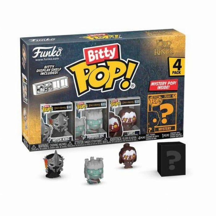 Funko Bitty Pop! 4-Pack: The Lord of the Rings - Witch King, Dunharrow King, Lurtz, Mystery Pop! Vinyl Figures-0