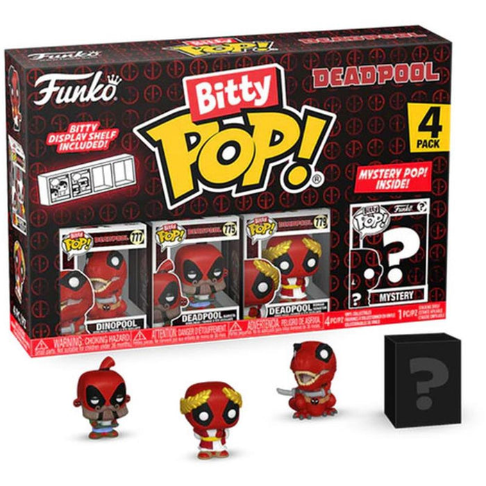 Funko Bitty Pop! 4-Pack: Deadpool - Dinopool Vinyl Figures-0