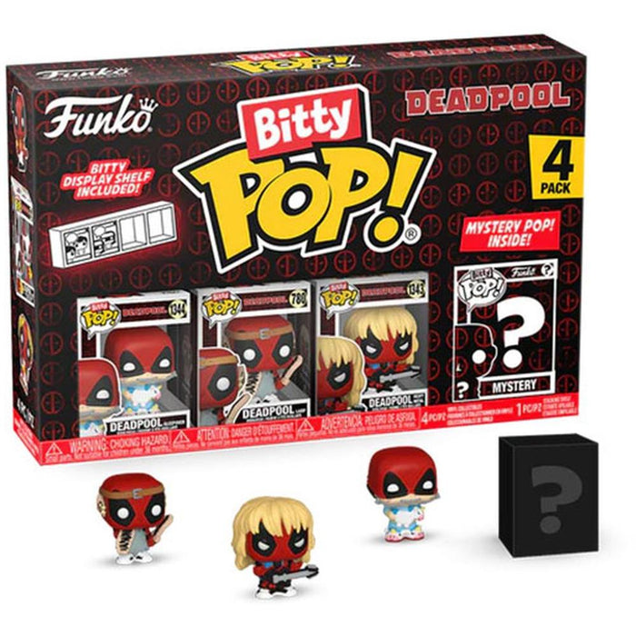 Funko Bitty Pop! 4-Pack: Deadpool - Sleepover Vinyl Figures-0