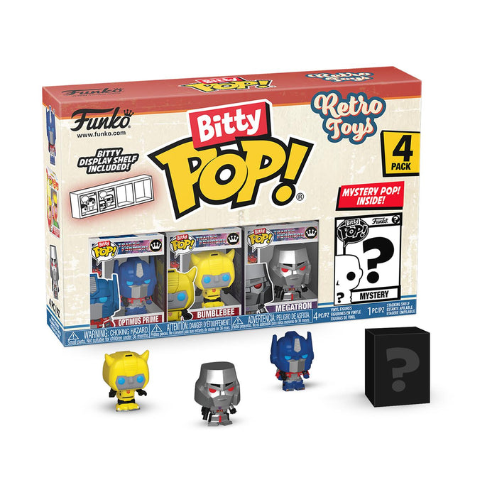 Funko Bitty Pop! 4-Pack: Retro Toys_ Transformers Vinyl Figures-0