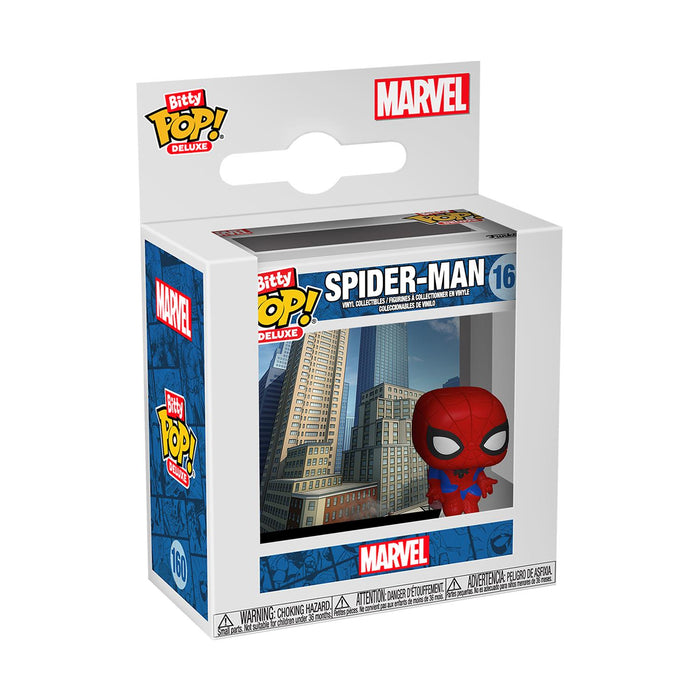 Funko Bitty Pop! Deluxe: Marvel Spider-Man(Cityscape) #160 Vinyl Figure-0