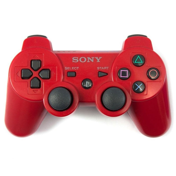 PS3 – Original DualShock 3 Wireless Controller #Rot (GEBRAUCHT) – (NEUSTART)