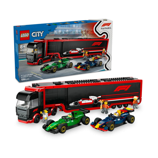 LEGO® City_ F1® Truck with RB20 & AMR24 F1® Cars (60445)-0