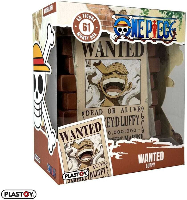 PLASTOY Salvadanaio One Piece Monkey D.Luffy Wanted