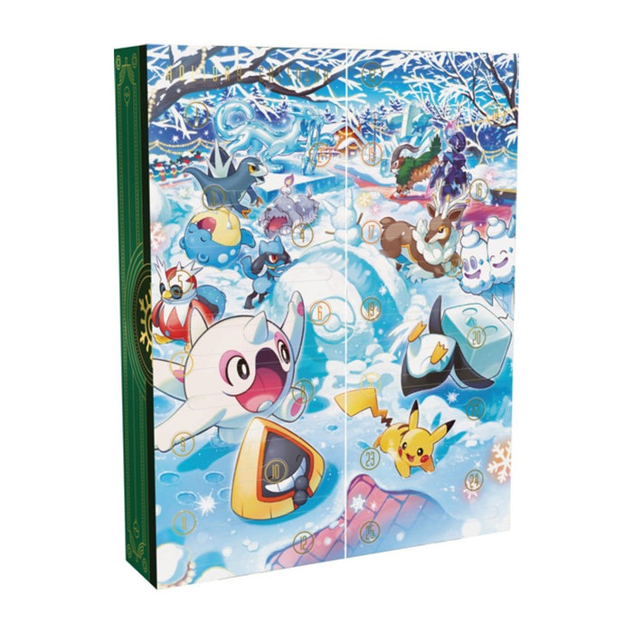 Calendario Festivo Pokémon 2024: Scatola Sorpresa Esclusiva Carte TCG da Collezione