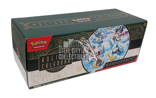 Calendario Festivo Pokémon 2024: Scatola Sorpresa Esclusiva Carte TCG da Collezione