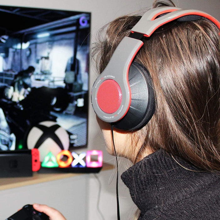 Gioteck - TX30 Stereo Game+Go Headset - red grill-4