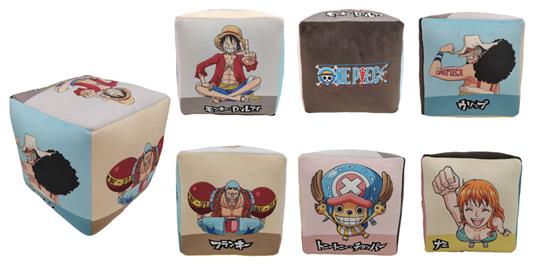 ONE PIECE CREW Würfel-Plüschtier – 25 x 25 cm