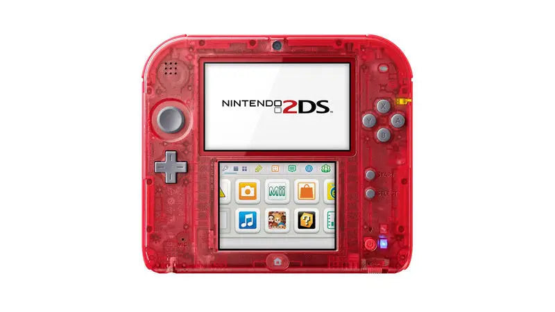 Nintendo 2ds Omega Rubin Edition Transparent/Red (USATO) (NO SCATOLA) - Nintendo 2DS (RESTART)