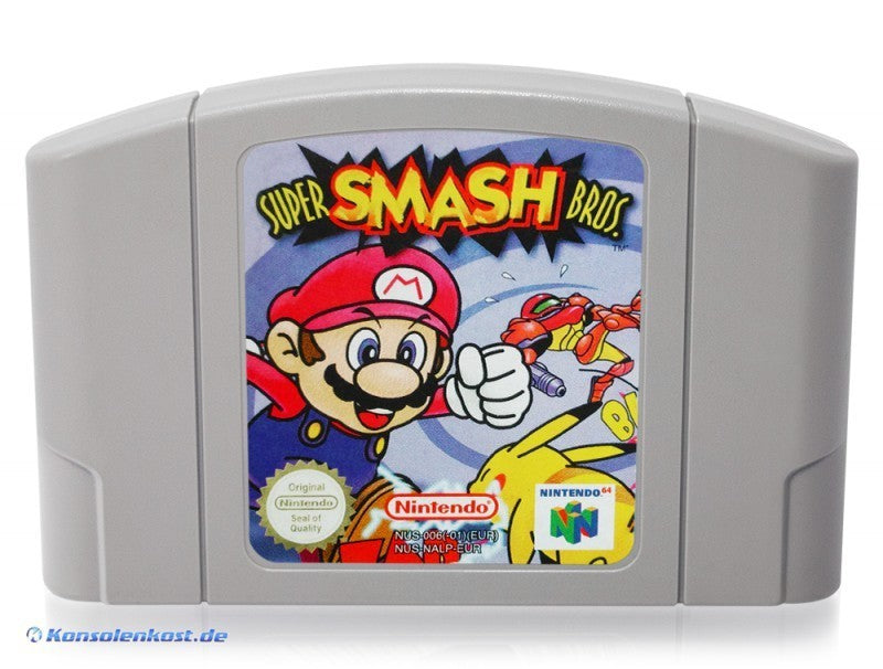 Super Smash Bros. (mit Originalverpackung) (sehr guter Zustand) (gebraucht) - Nintendo 64 (RESTART)