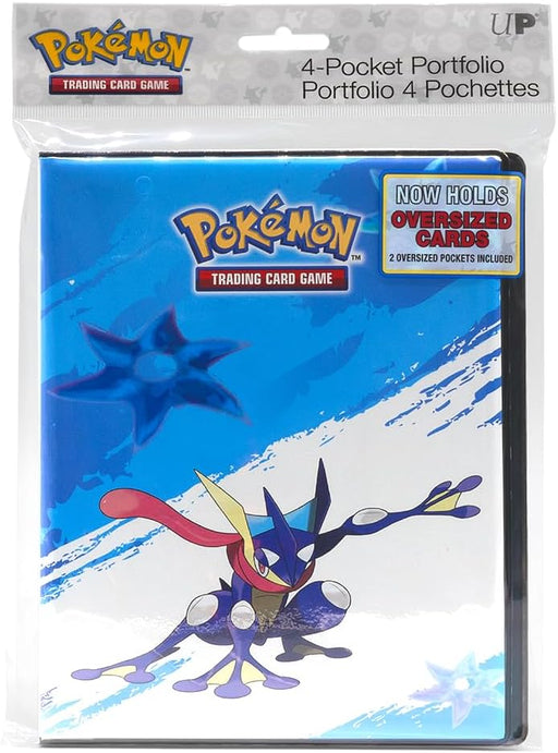 Portafoglio Pokémon Greninja 4 Tasche Ultra Pro - Custodisce 80 Carte TCG e Oversize