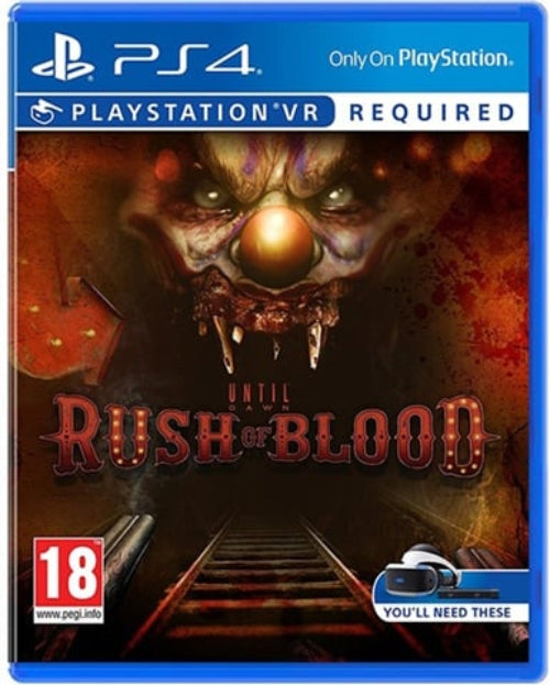 Until Dawn: Rush of Blood (PSVR) (USATO) -PS4 (RESTART)