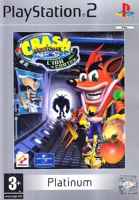 Crash Bandicoot: L'Ira di Cortex (con imballo originale) PLATINUM (usato) - PS2 (RESTART)