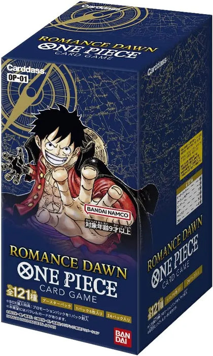 One Piece Kartenspiel Romance Dawn OP-01 (Box mit 24 Packungen) – Jap