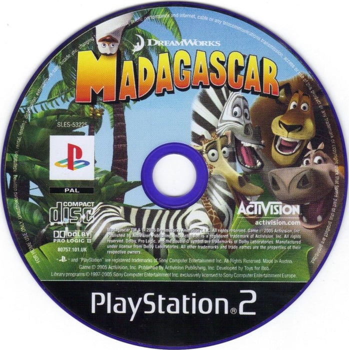 MADAGASCAR (USATO) - PS2 (RESTART)