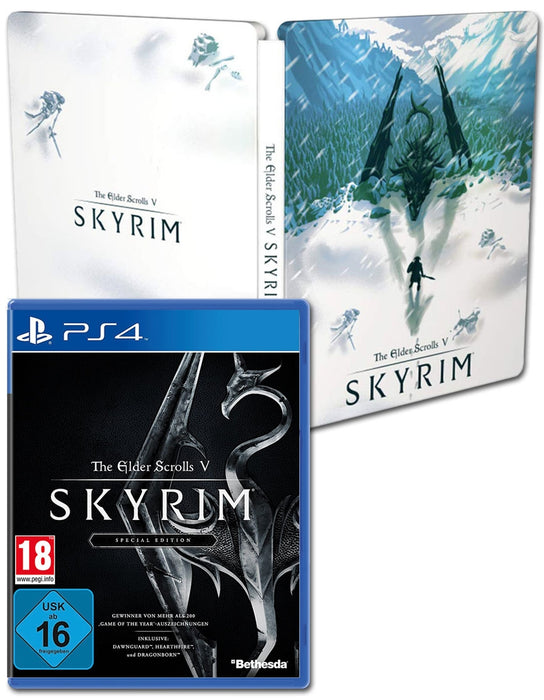 The Elder Scrolls 5: Skyrim - Special Edition + Steelbook (USATO) - PS4 (RESTART)
