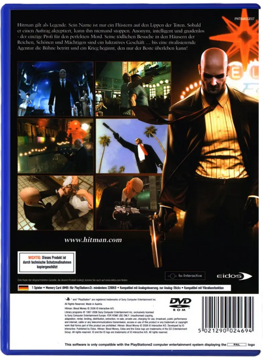 Hitman: Blood Money (USATO) - PS2 (RESTART)