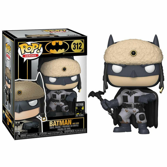 Funko Pop! Batman 80° Anniversario Red Son Statuetta da Collezione Esclusiva DC Comics