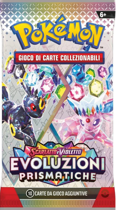 Pokemon ENG/ITA Prismatic Evolutions 1 Packung