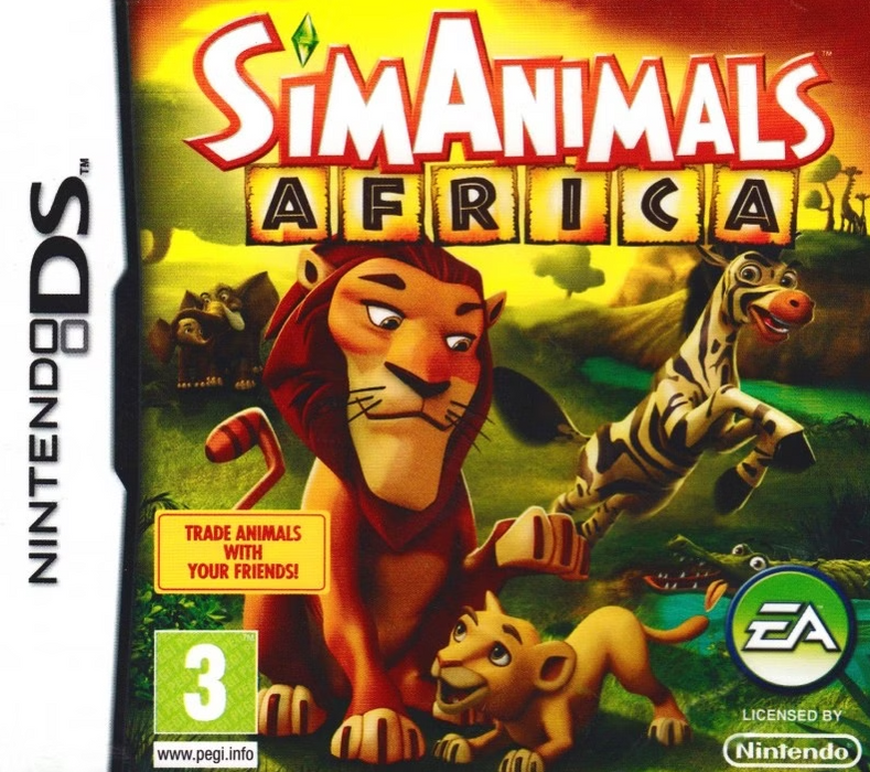SimAnimals: AFRICA (USATO) - Nintendo DS (RESTART)