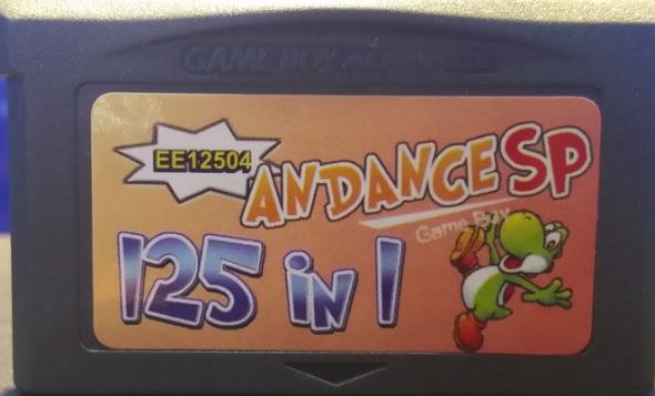 Cartuccia Giochi: 125 in 1 (USATO)(MODULO) - Gameboy Advance (RESTART)