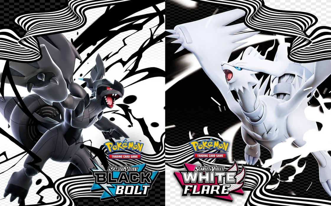 Black Bolt/White Flare 9 pockets Binder