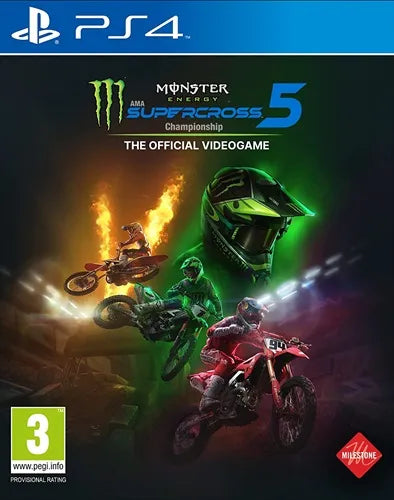 Monster Energy Supercross 5 (RESTART) - PS4 (USATO)