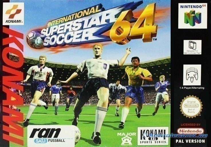 International Superstar Soccer 64 (USATO) (con imballo originale) - N64 (RESTART)