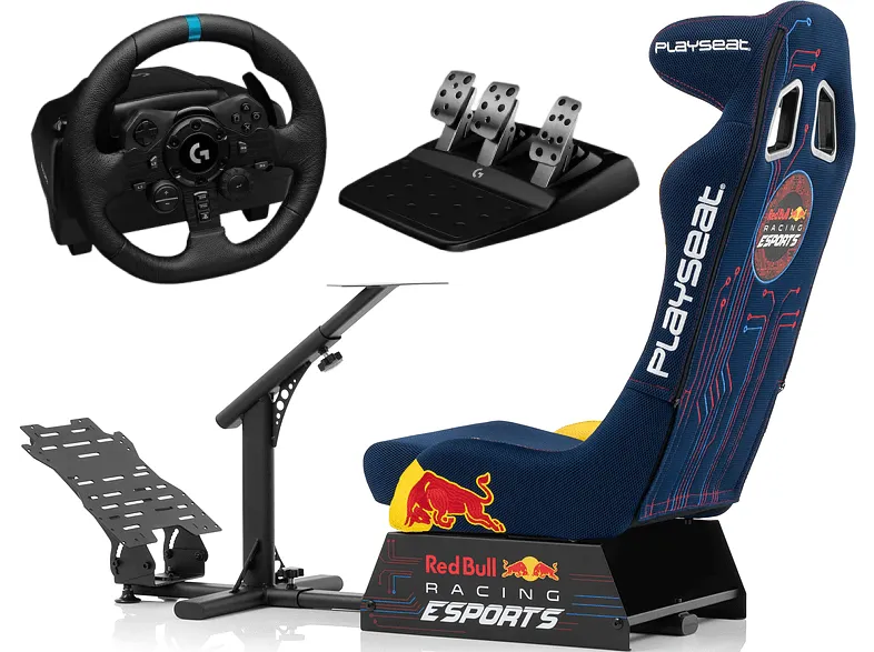 Combo: PLAYSEAT Evolution Pro Red Bull + LOGITECH G923 True Force - PS4/PS5/PC