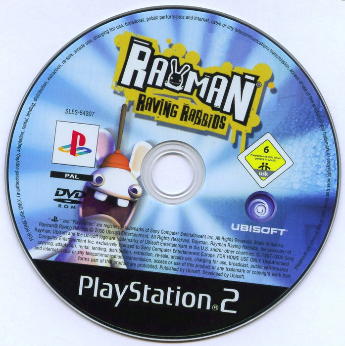 Rayman Raving Rabbids (USATO) - PS2 (RESTART)