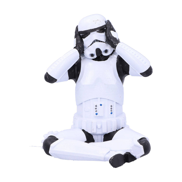 Statua Stormtrooper Originale Nemesis Now: Non Sento il Male, 10 cm Collezionabile
