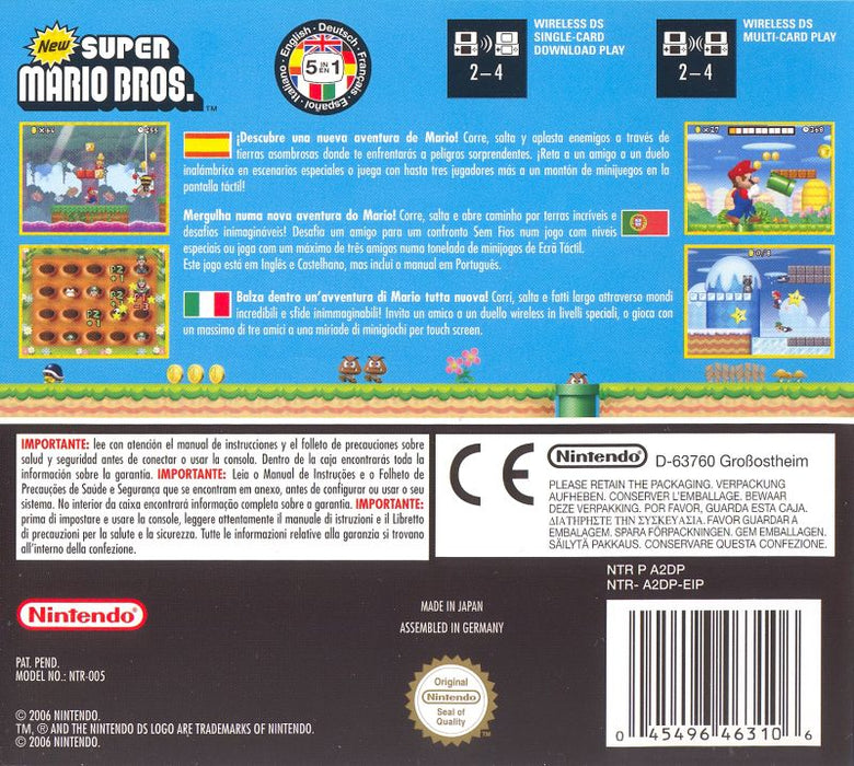 New Super Mario Bros (USATO) - Nintendo DS (RESTART)
