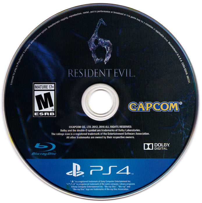 Resident Evil 6 (versione USA) (USATO) - PS4 (RESTART)