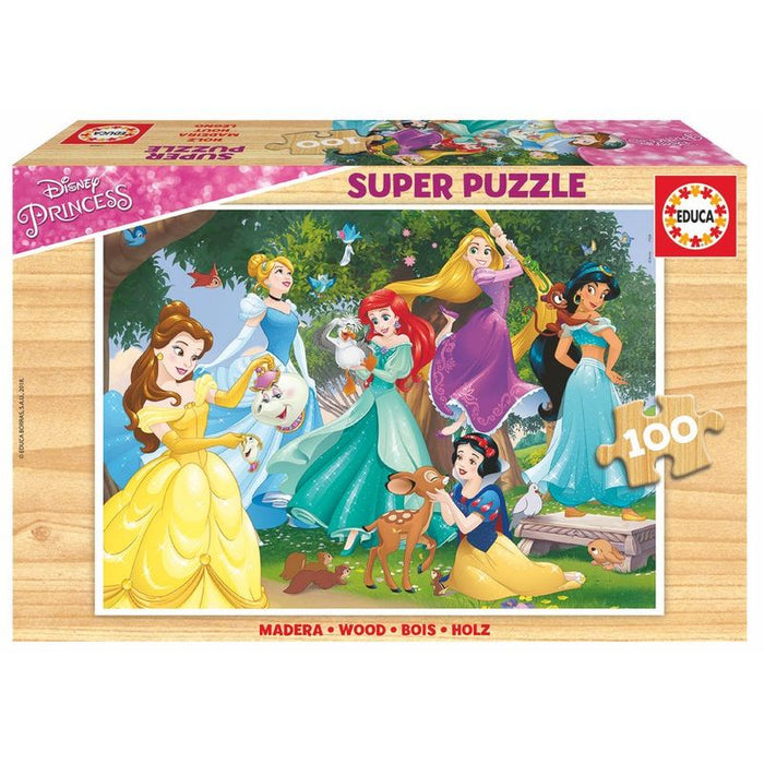 Disney Princess wooden puzzle 100pcs-0