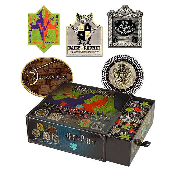 Harry Potter Diagon Alley Shop Signs puzzle 200pcs-0