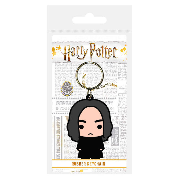 Harry Potter Severus Snape rubber keychain-0