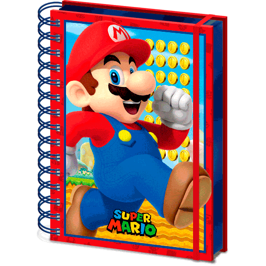 Nintendo Super Mario A5 wiro notebook-0