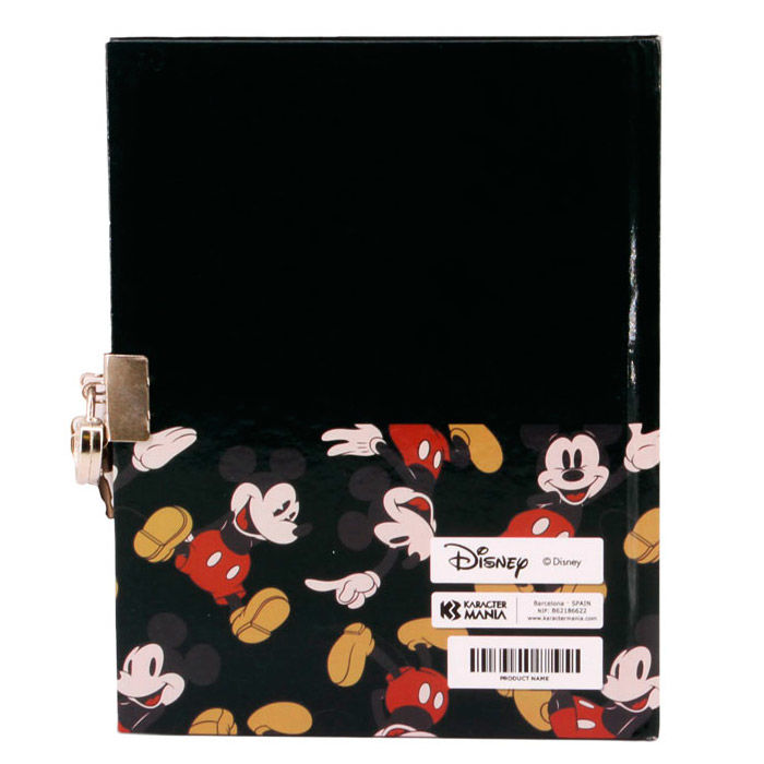 Disney Mickey True diary with key-0
