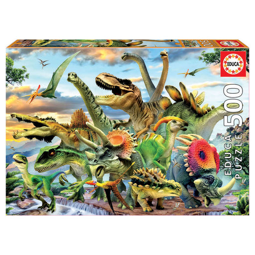 Dinosaurs puzzle 500pcs-0