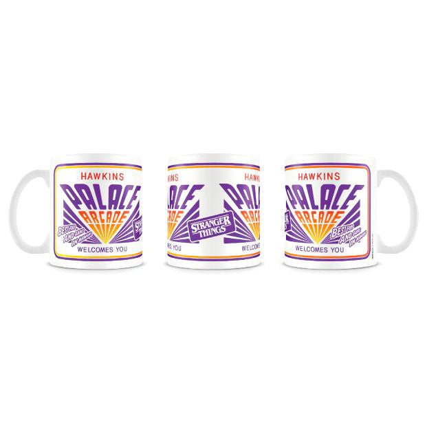 Stranger Things Hawkins Palace Arcade mug-0