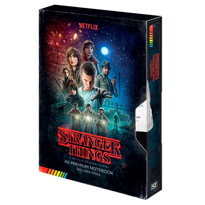 Stranger Things VHS A5 premium notebook-0