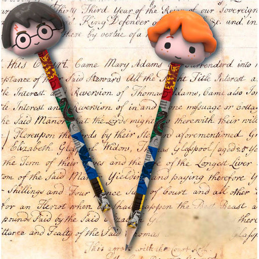 Harry Potter Set 2 pencils with 3D eraser toppers-0