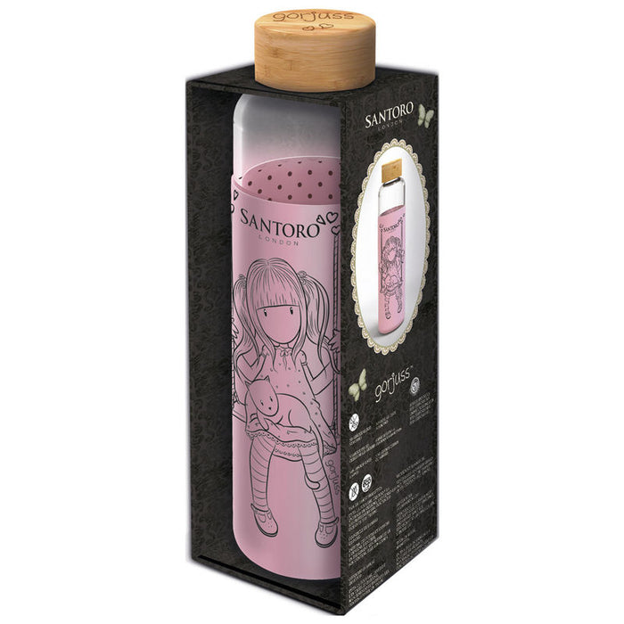 Gorjuss silicone cover glass bottle 585ml-0