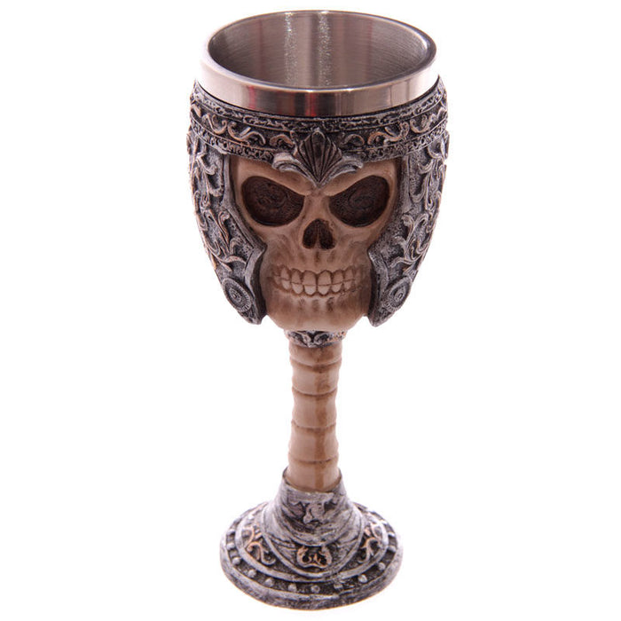 Skull Warrior Gothic goblet-3