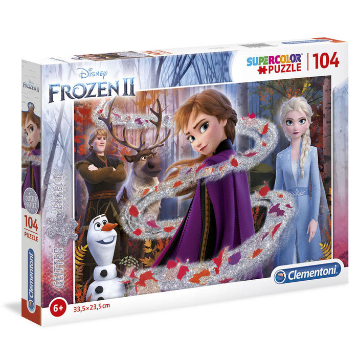 Disney Frozen 2 Glitter Effect puzzle 104pcs-1