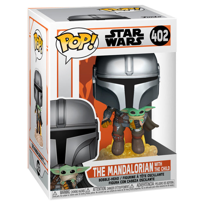 POP figure Star Wars The Mandalorian Mando Flying with Jet Pack-2